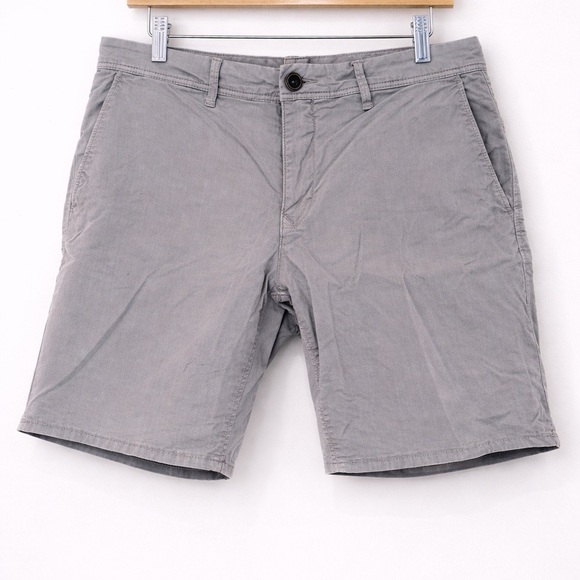 Rodd & Gunn Other - Rodd & Gunn Custom Fit Shorts 32 Gray Stretch Cotton Chino Casual Tailored